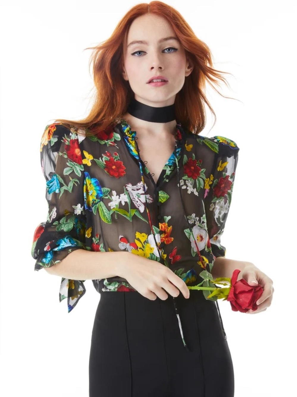 Alice and Olivia Julius Blouse - Picture 2 of 8